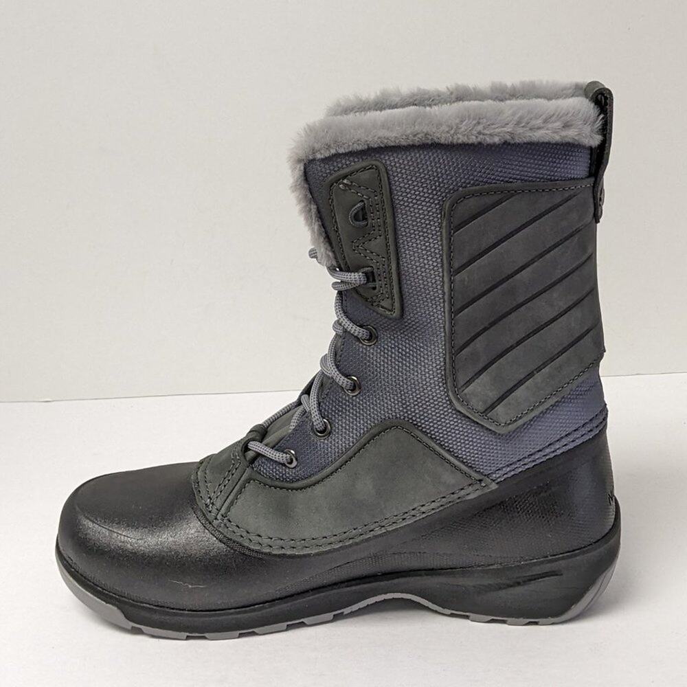 The North Face Shellista IV Mid Waterproof Snow Boots, Zinc Grey, Women's 10 - Picture 4 of 6